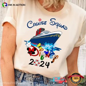 Cruise Squad 2024 Disney Wonder Ship T-Shirt