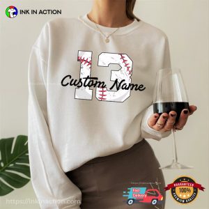 Custom Baseball Mama Player Comfort Colors T-Shirt