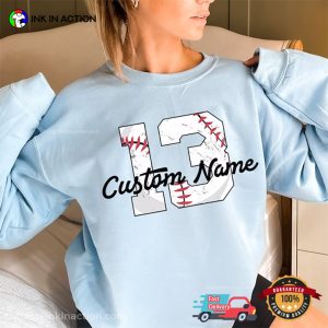 Custom Baseball Mama Player Comfort Colors T Shirt 3