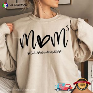 Custom Kids Mom Exponential T Shirt, unique mother s day gifts 1