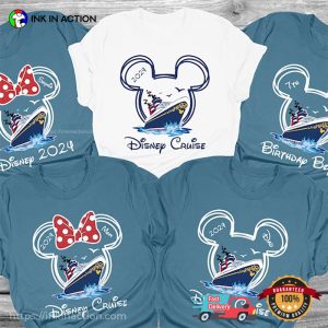 Customized Disney Cruise Family Matching disney wonder ship T Shirt 2