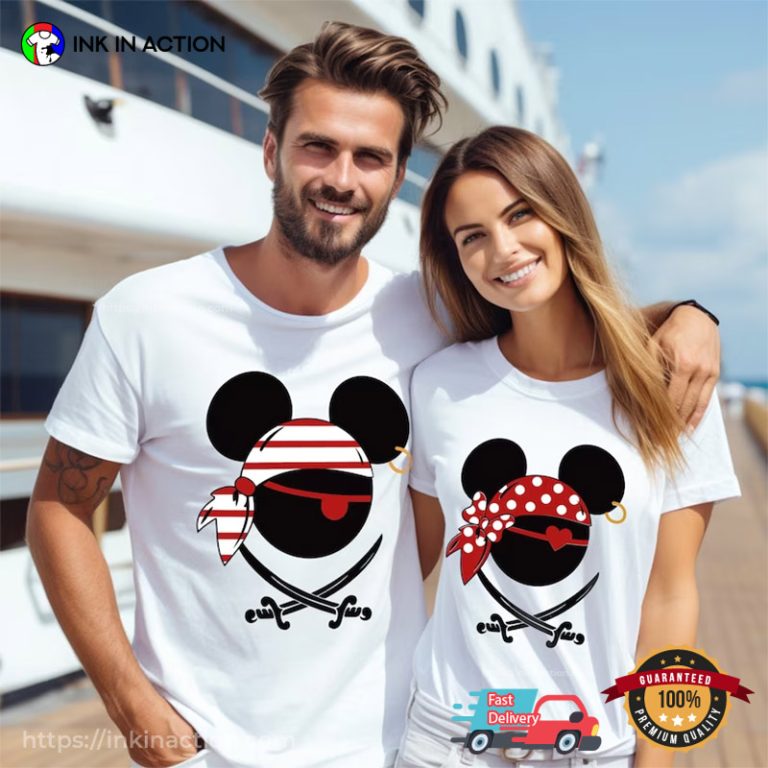 Customized Disney Pirate Trip Family Cruises Comfort Colors T-shirt 