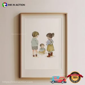 Customized Sibling Family Poster 1