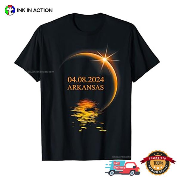 Customized State USA 2024 Solar Eclipse Totality T-Shirt