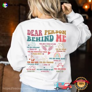 Dear Person Behind Me bible verse shirts 3