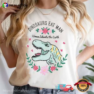 Dinosaurs Eat Man Cute jurassic world t rex T Shirt 1