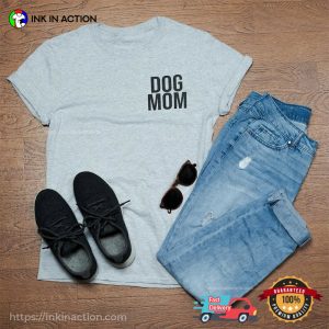 Dog Mom Pocket T Shirt 3