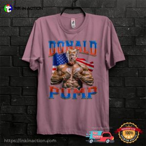 Donald Pump Gym Steroids Funny Election Shirt 1