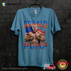 Donald Pump Gym Steroids Funny Election Shirt 2