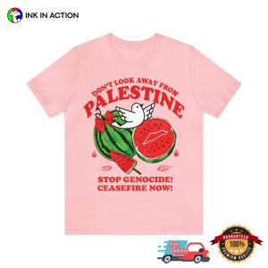 Don't Look Away From Palestine Comfort Colors palestine shirt 2