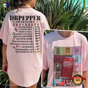 Dr Pepper The Eras Tour Vintage 2 Sided T-Shirt