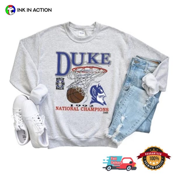 Duke National Championships 1992 Basketball T-Shirt