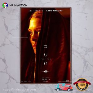 Dune Part Two Movie Poster 2024 Room Decor No.1