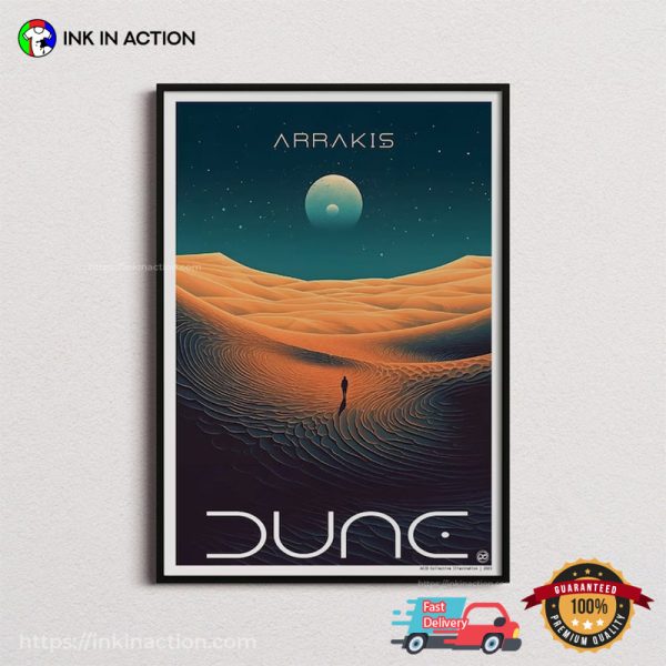 Dune Sand World Arrakis Fan Art Poster