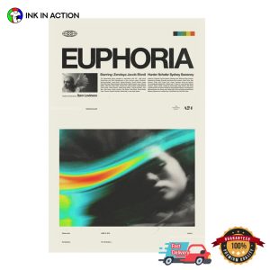 EUPHORIA Inspired Retro Poster