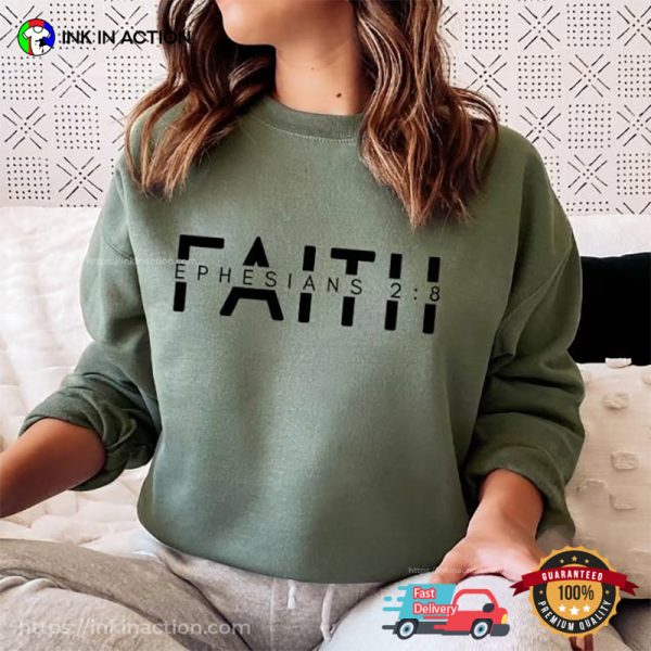 Elegant Christian Faith Quote Jesus Shirt