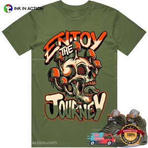 Enjoy The Journey Swamp Skull T shirt Match jordan 5 retro olive 3