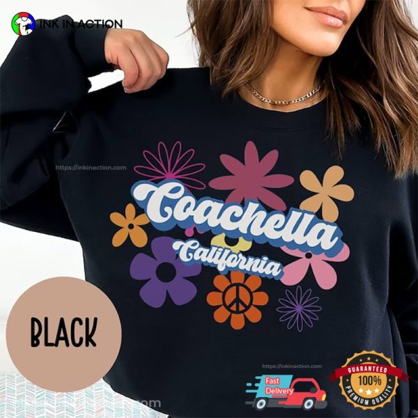 Floral Coachella Music & Arts Festival 2024 T-Shirt