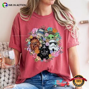 Floral Star Wars Day Comfort Colors T-Shirt