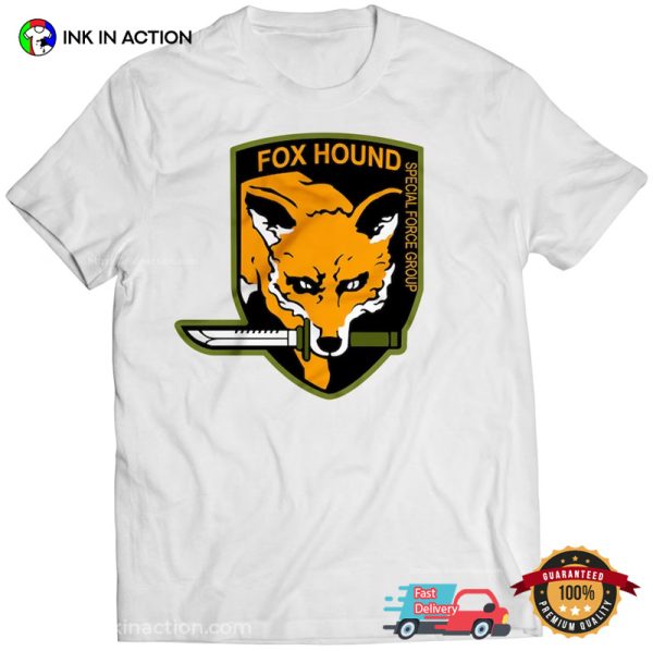 Fox Hound Special Fox Group Metal Gear Solid T-shirt