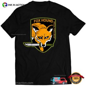 Fox Hound Special Fox Group metal gear solid t shirt 3