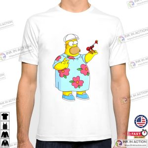 Funny Homer Pregnant The Simpsons Movie T-shirt