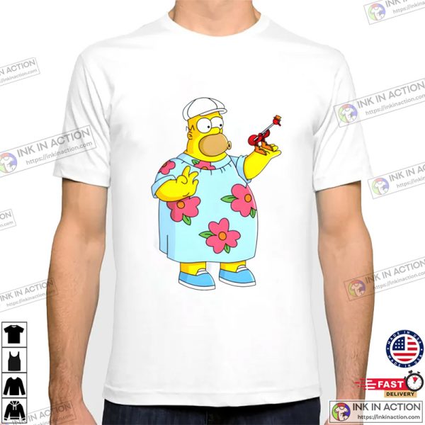 Funny Homer Pregnant The Simpsons Movie T-shirt