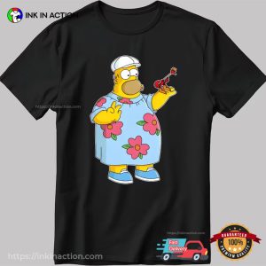 Funny Homer Pregnant The Simpsons Movie T-shirt