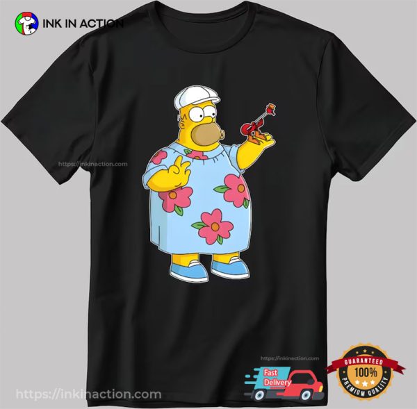 Funny Homer Pregnant The Simpsons Movie T-shirt