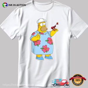 Funny Homer Pregnant the simpsons movie T Shirt 3