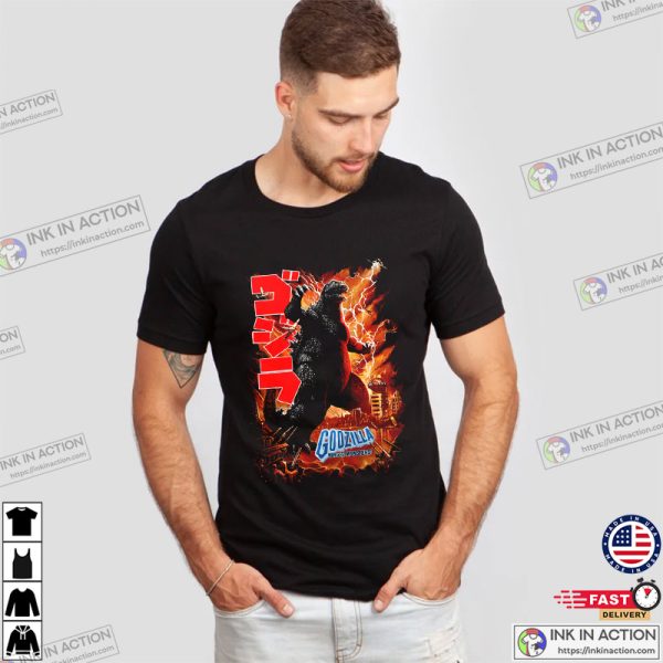 GODZILLA KING OF THE MONSTERS Japan City T-shirt