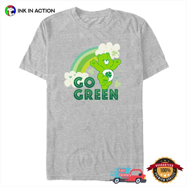 Go Green Care Bears St Patricks Day Tee Shirt