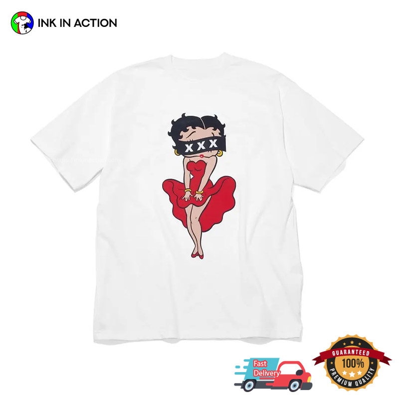God Selection XXX x Betty Boop Vintage T-shirt - Print your thoughts. Tell  your stories.
