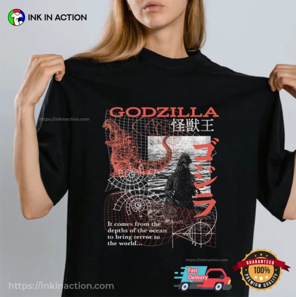 Godzilla Original Monster’s King Vintage T-shirt