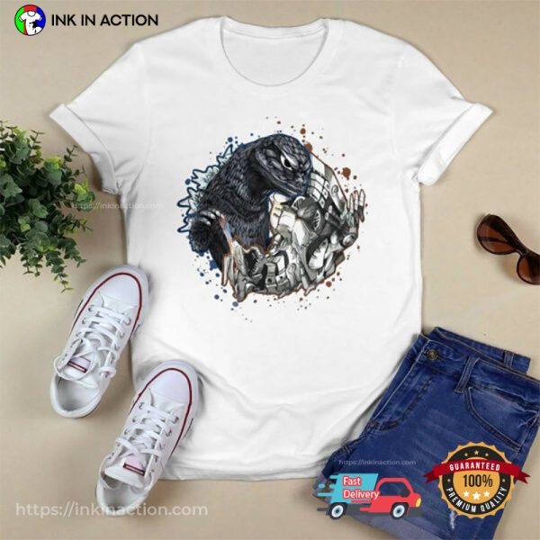 Godzilla X Mechagodzilla Fanart T-shirt