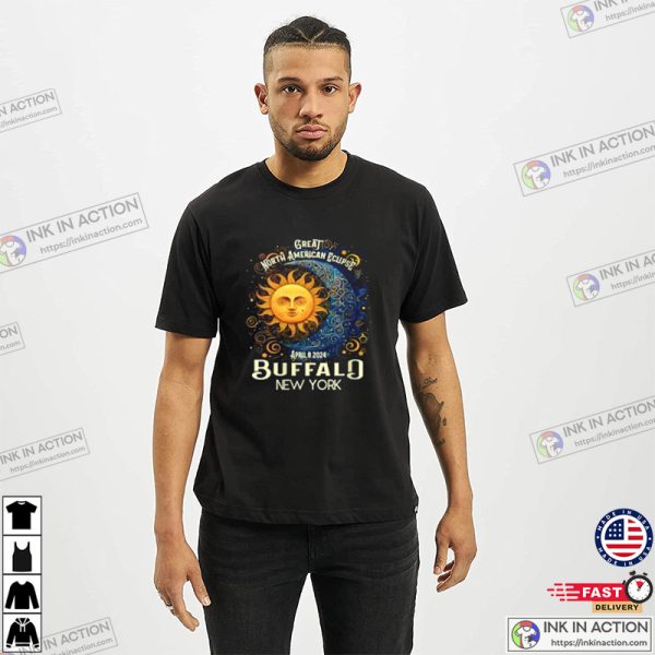 Great North American Eclipse Buffalo New York T-shirt