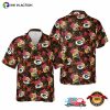Green Bay Packers Flowers Garden Brown Hawaiian Shirt