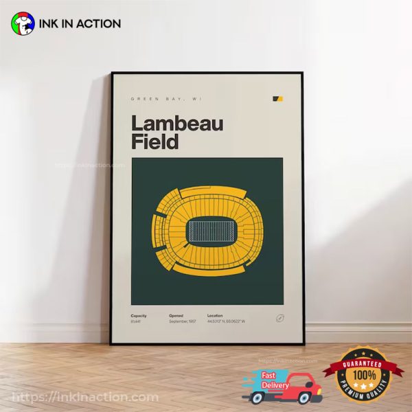Green Bay Packers Lambeau Field Poster