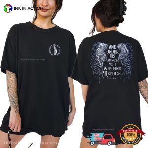 He Will Cover You With Feathers Christian T-shirts