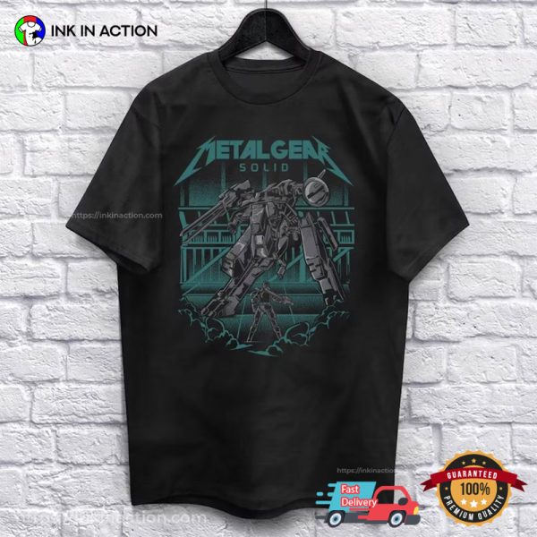 Heavy Metal Machine Metal Gear Solid T-shirt, Metal Gear Collection Merch