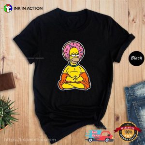 Homer Buddha Funny the simpsons shirt 1