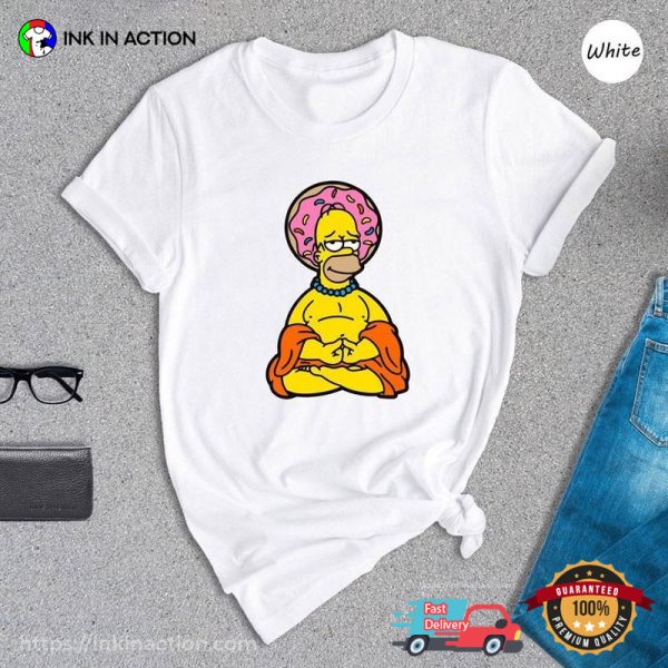 Homer Buddha Funny The Simpsons Shirt