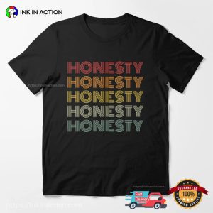 Honesty Retro Style Tee, National Honesty Day Merch 3