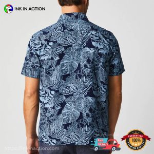 Indigo Botanical Treme men’s Hawaiian shirts 1