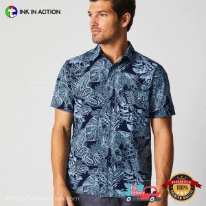 Indigo Botanical Treme men’s Hawaiian shirts 2