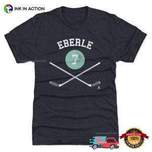 Jordan Eberle 7 Seattle Kraken WHT T-Shirt