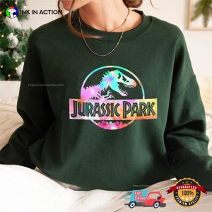 Jurassic Park Logo Colorful T Shirt 2