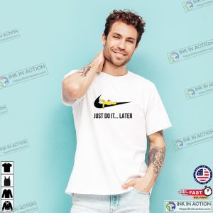 Just Do It Later Homer The Simpsons Nike T-shirt