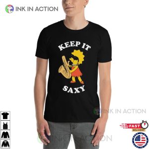 Keep It Saxy Lisa Simpson Funny the simpsons shirt 1