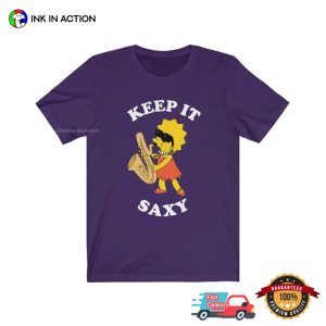 Keep It Saxy Lisa Simpson Funny the simpsons shirt 3